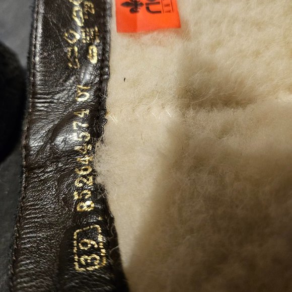 Tall winter boots - real leather and sheeps wool - Rieker - Size 39EU (8.5 US) - Picture 2 of 5